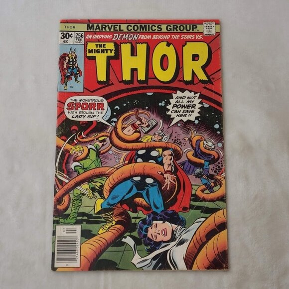 The Mighty Thor 256 Marvel Comics 1977 VG 4.0 John Buscema - Picture 9 of 12